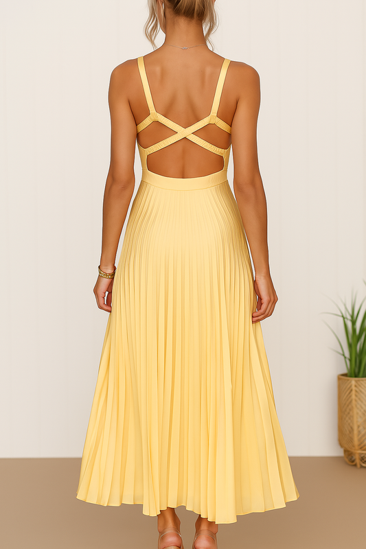 Vestido Violeta Amarillo