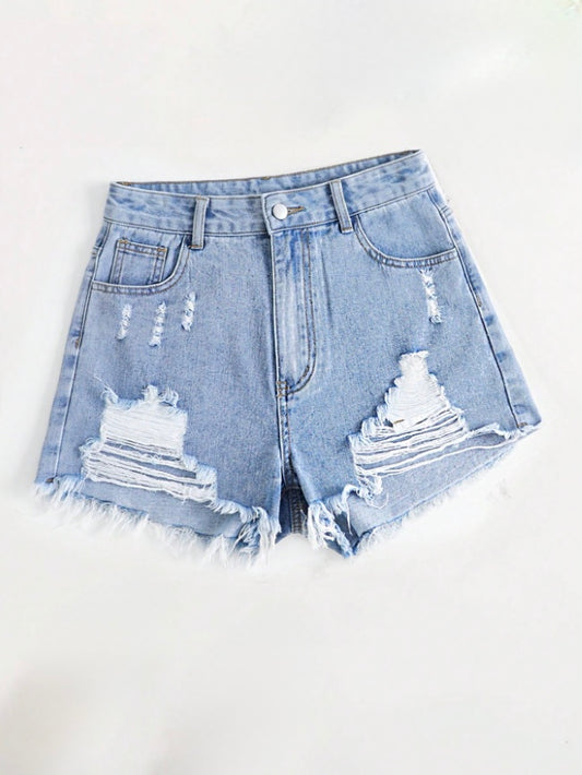 Pantalón Corto Rasgado