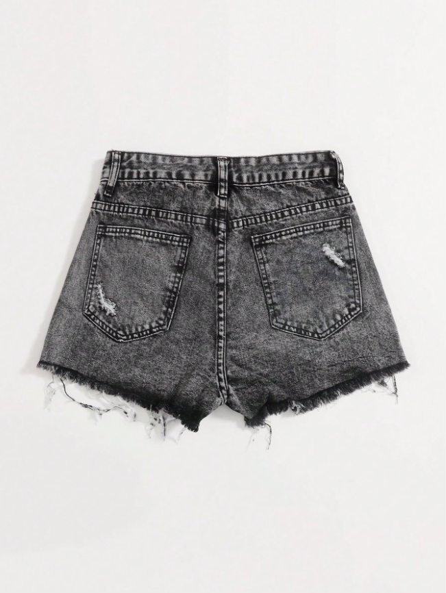 Pantalón Corto Rasgado